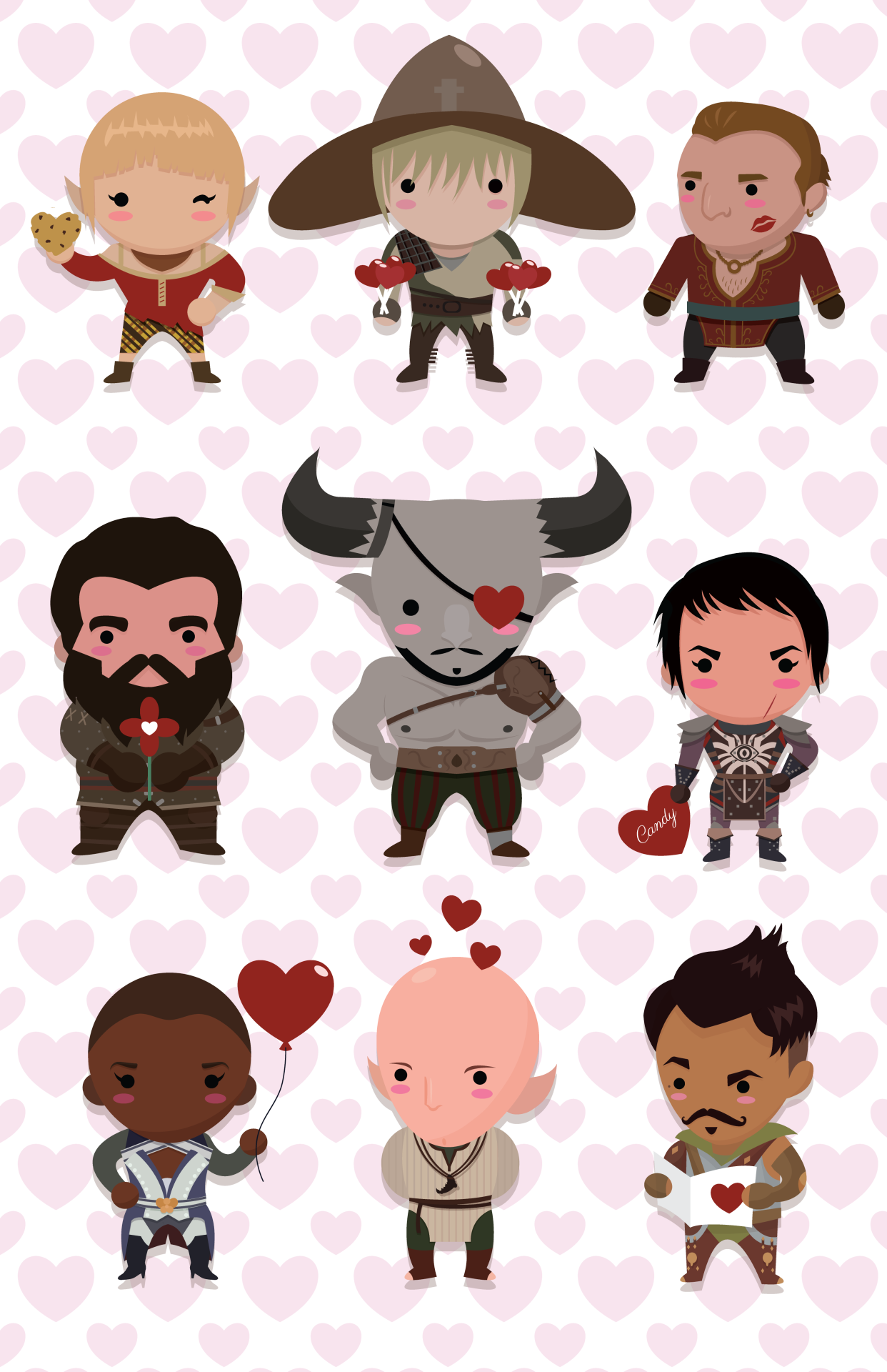 I'm Still A Total Dragon Age Geek So I Made This Cute - T-shirt (1242x1920), Png Download