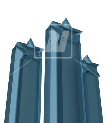 Glassy Trophies - Brutalist Architecture (367x550), Png Download