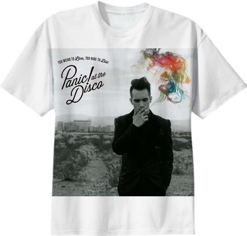 Latest Brendon-urie Designs - Vinyl Too Weird To Live Too Rare (856x820), Png Download