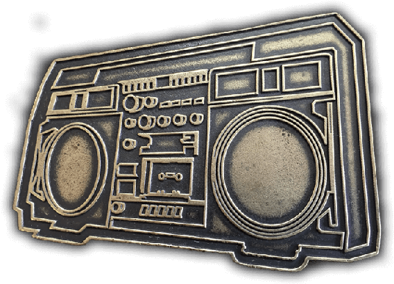 Hermes Belt Buckle Png Download - Boombox (800x800), Png Download
