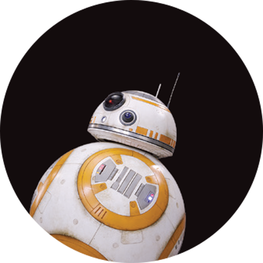 Bb-8 - Style B - Star Wars Bb-8 Dad Father's Day Card (530x530), Png Download