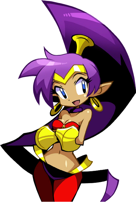 Hgh Shantae Portrait - Shantae Half Genie Hero Ultimate Edition (448x664), Png Download