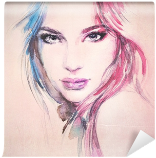 Oman Portrait - Beautiful Woman Face Painting (400x400), Png Download