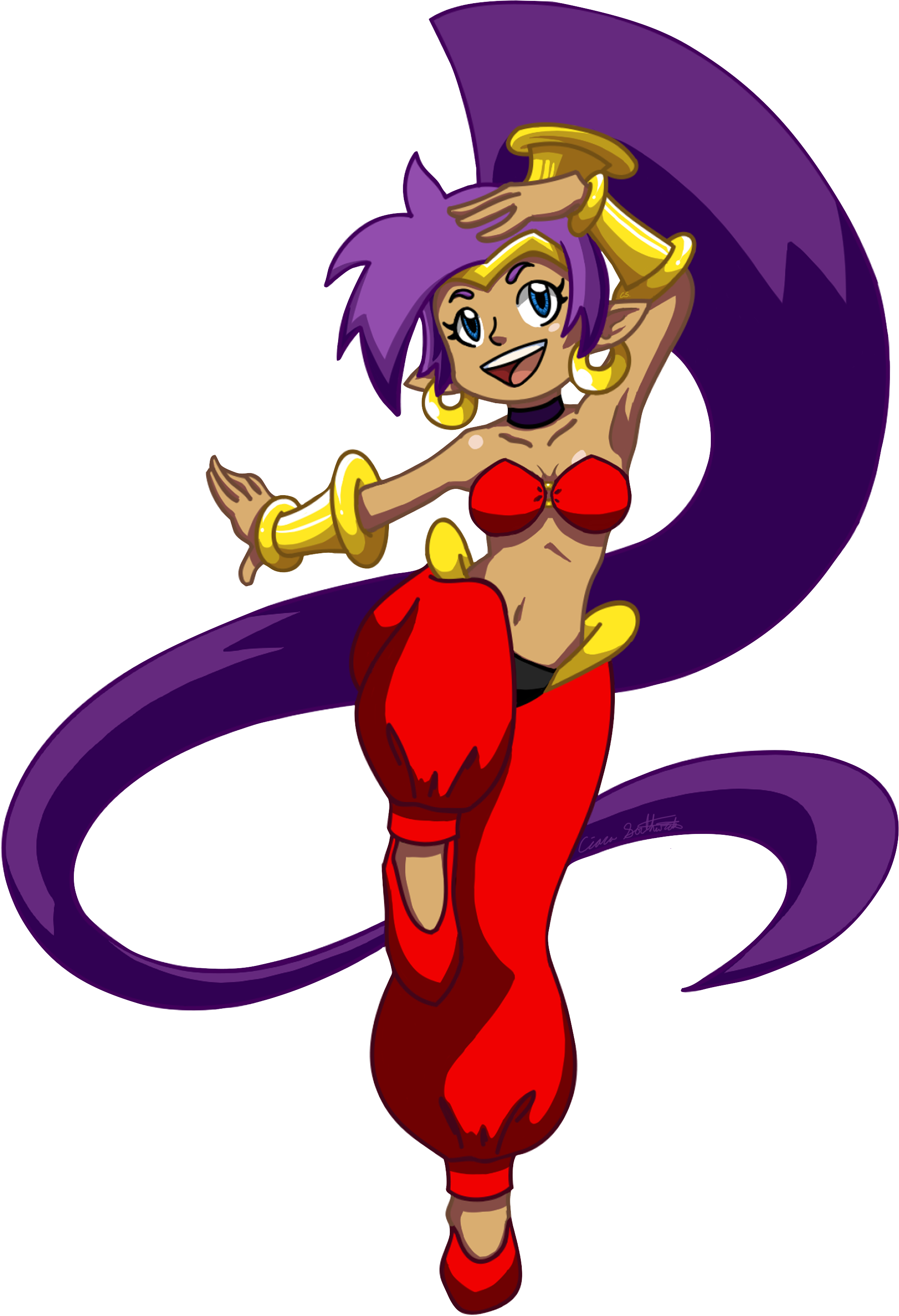 Shantae Sticker Ideas - Shantae (2550x3300), Png Download