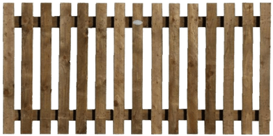 Fence Wood Small - Transparent Background Fence Png (400x400), Png Download