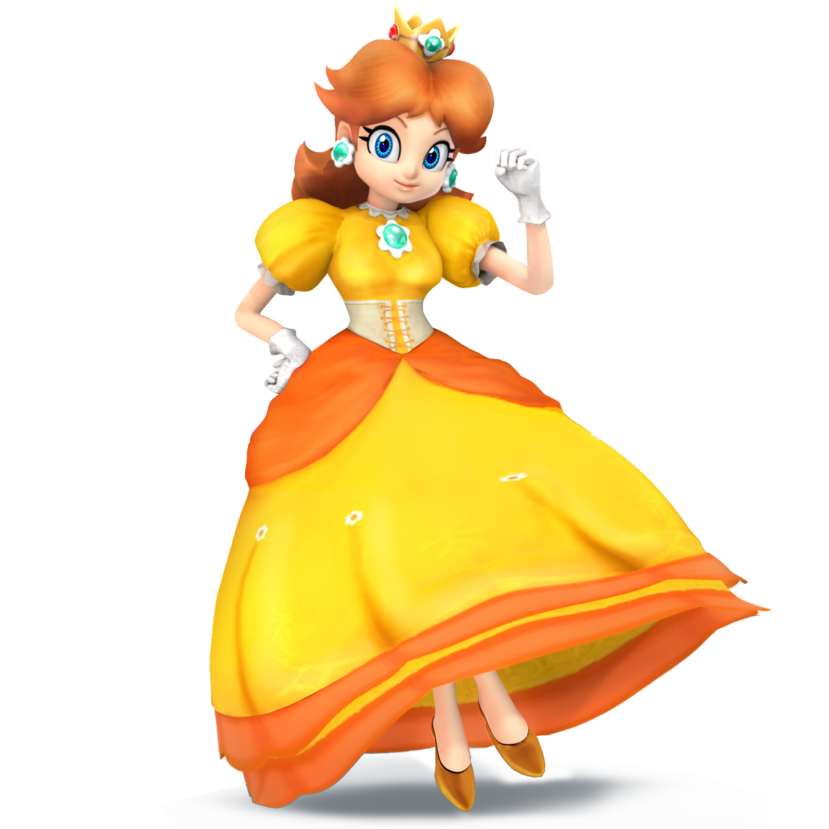 Daisy Smash Bros - Super Smash Bros Daisy Mario (1200x1200), Png Download