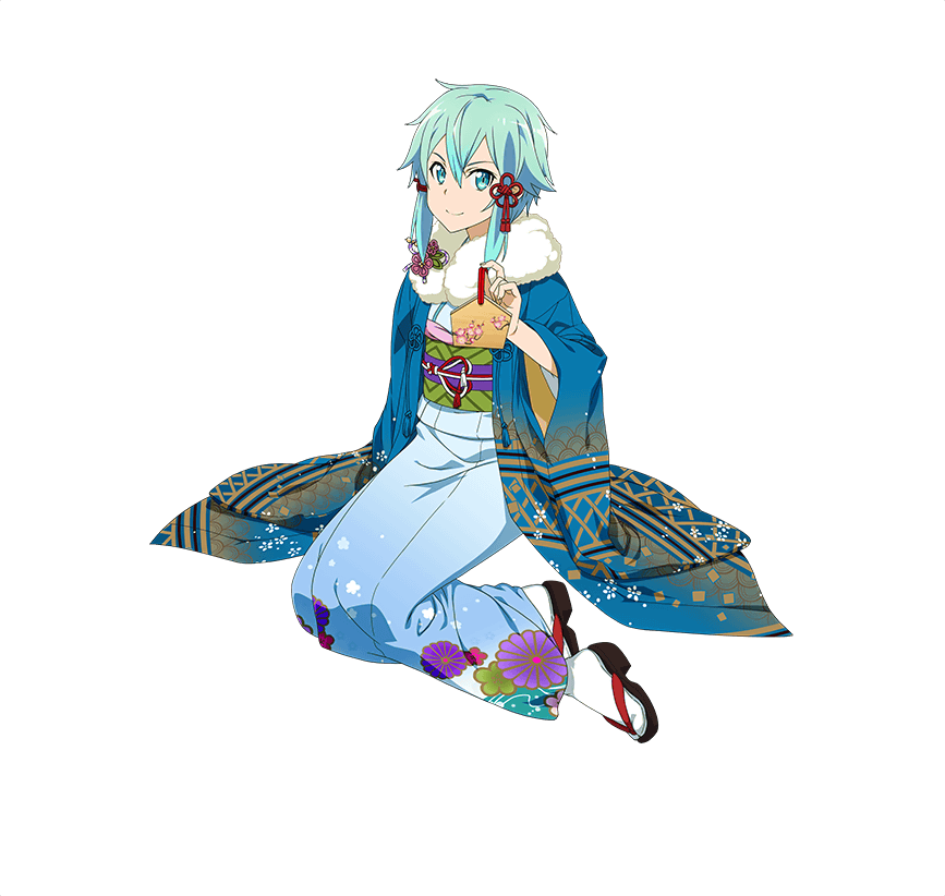 Sinon Sao Card Kimono (867x822), Png Download