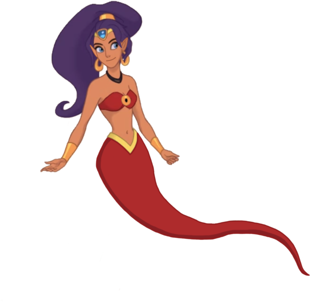 Shantae With Tail By - Shantae Tail (1024x716), Png Download