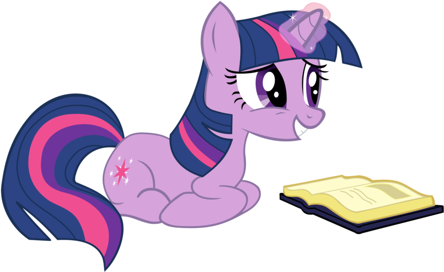 Twilight Sparkle Clipart - Twilight Sparkle Reading Gif (900x568), Png Download