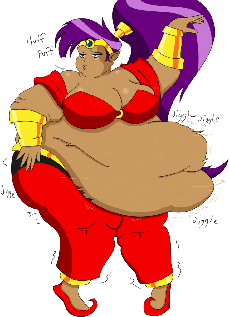 Fans Of Shantae - Shantae Fat (776x1030), Png Download