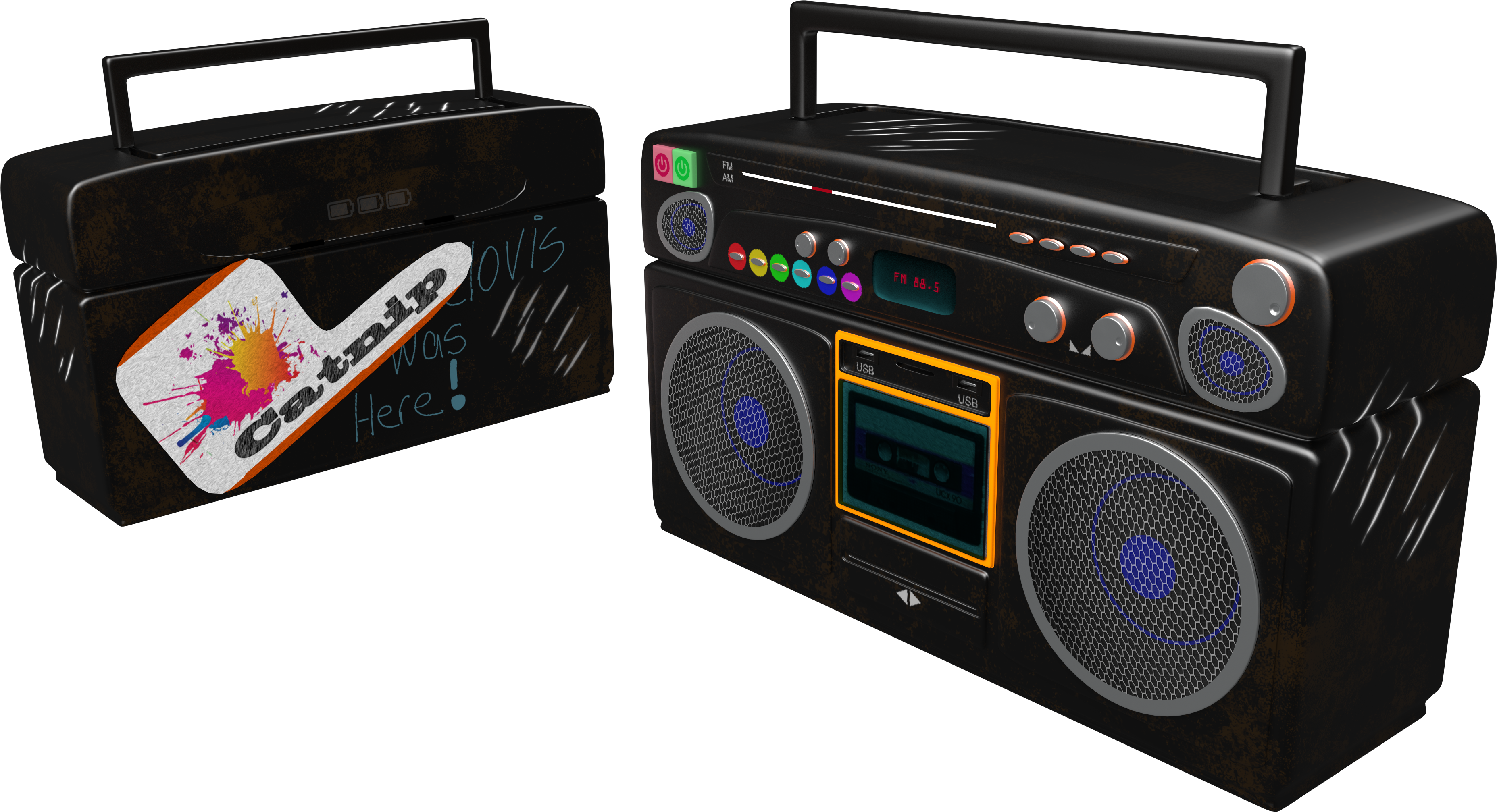 Boombox - Blendergoodies - Boombox (3840x2160), Png Download