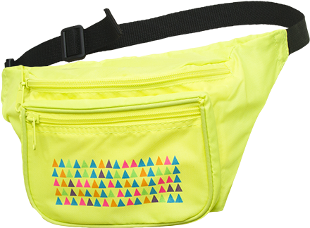 7777 Triangles Fanny Pack - Fanny Pack Png (464x585), Png Download