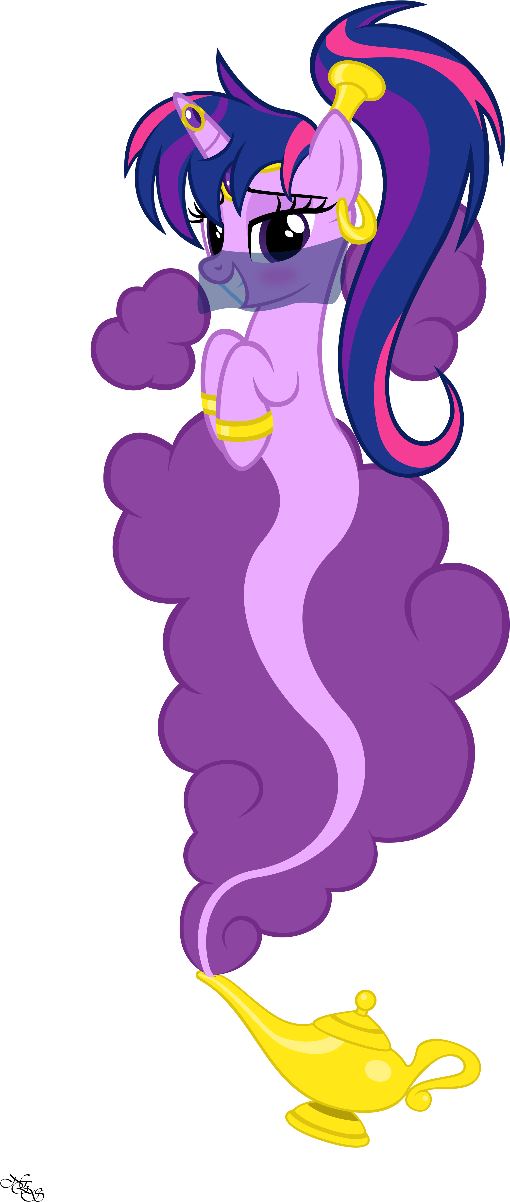 Alternate Hairstyle, Artist - Twilight Sparkle Shantae (2500x5000), Png Download