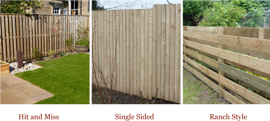 Vertical Wooden Fence - Edinburgh Garden Fences (900x446), Png Download