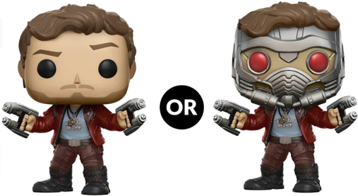 Guardians Of The Galaxy - Funko Pop Marvel: Gotg - Star Lord (541x541), Png Download