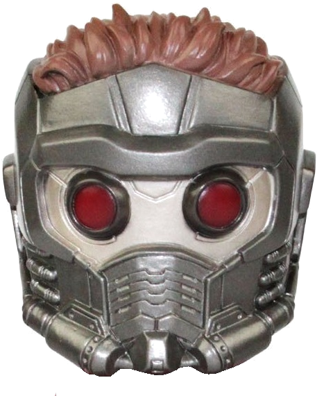 Guardians Of The Galaxy Character Head Shooter "star - Funko Guardians Of The Galaxy - Star Lord (450x480), Png Download