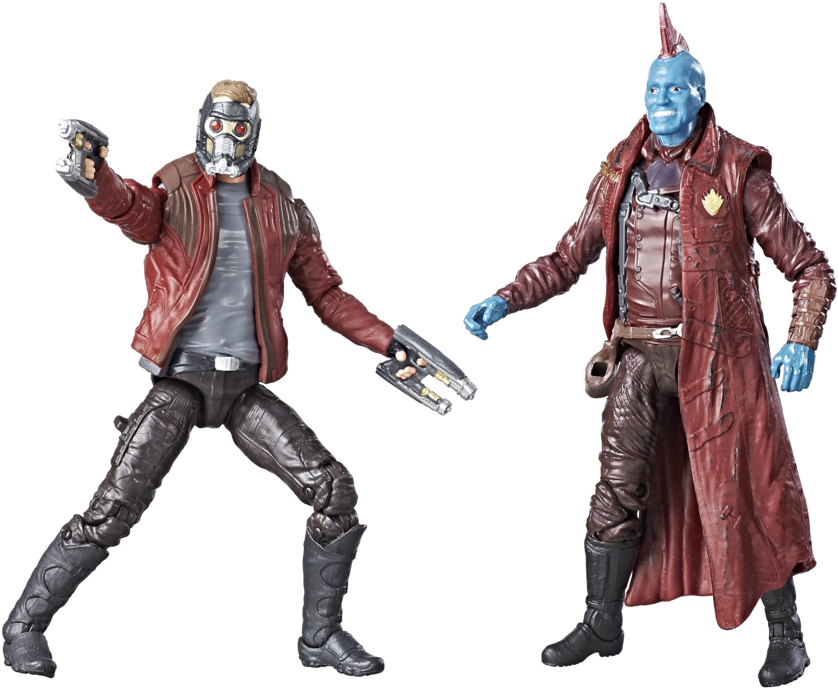 Marvel Legends 4 Inch Star Lord And Yondu Figures Two - Guardians Of The Galaxy 3.75 (861x715), Png Download