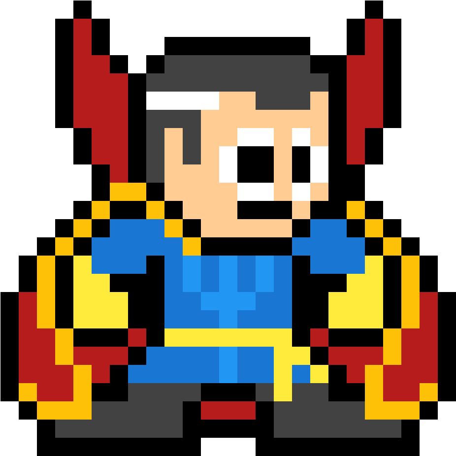Dr - Strange - Dr Strange 8 Bit (1184x1184), Png Download