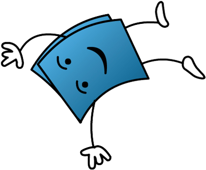 Boone County Public Library - Animated Books (452x368), Png Download