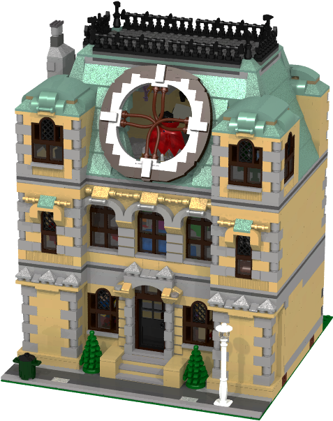 Doctor Strange Is The Earth's Protector Against The - Lego Sanctum Sanctorum Mod (588x768), Png Download