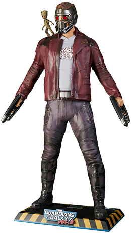 Star-lord Guardians Of The Galaxy 2 - Star-lord (330x525), Png Download