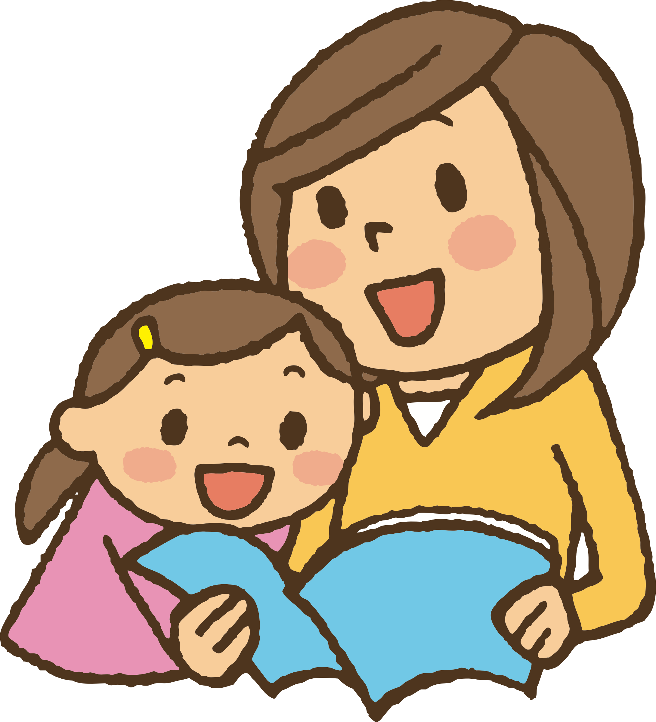 Comics Clipart Reading Story Book - Clip Art Reading (2180x2400), Png Download