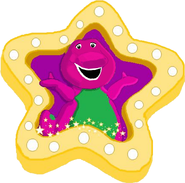 Barney The Dinosaur Cartoon Star - Wiki (640x642), Png Download