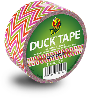 Duck Tape, Crazy Neon - Duck Tape Penguin 48mm X 9.1m (378x432), Png Download