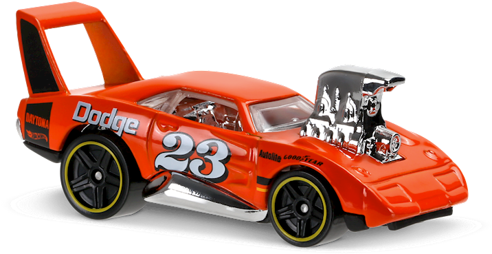 Dodge Charger Daytona 2017 1 - Side Ripper Hot Wheels (892x407), Png Download