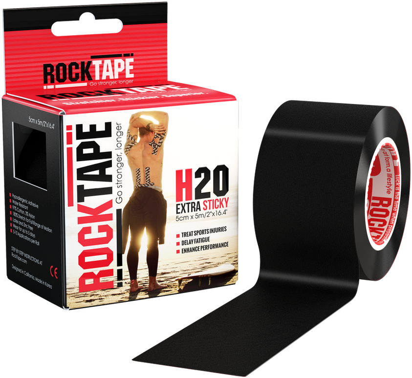 2" H2o Black - Rocktape H2o (1200x927), Png Download