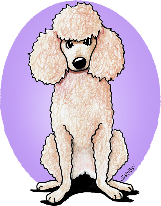 Bleed Area May Not Be Visible - Poodle (547x699), Png Download