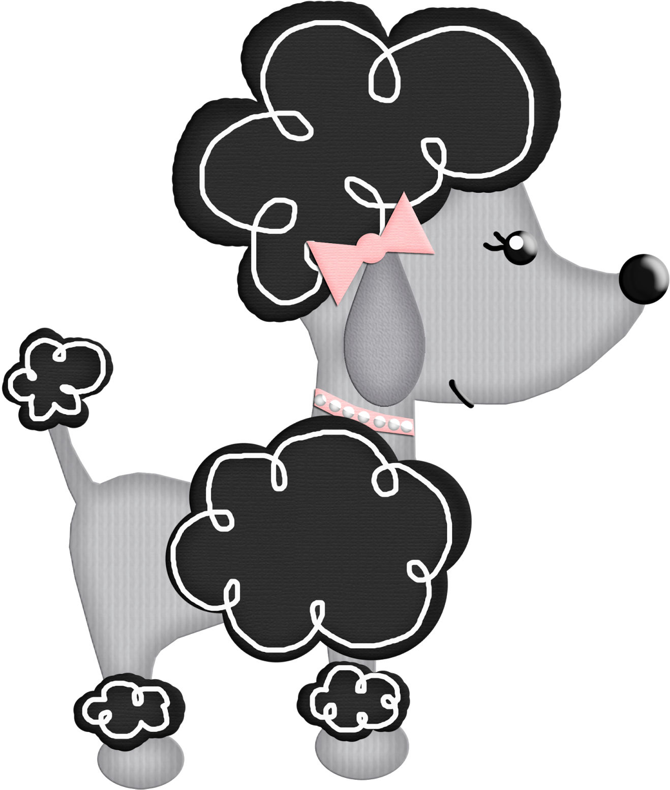 Poodle Clipart Transparent - Poodle Clipart Png Transparent (1416x1600), Png Download