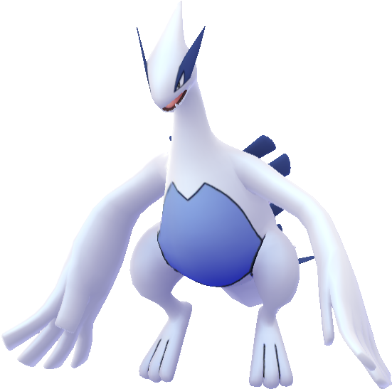 Lugia-go - Lugia Pokedex Pokemon Go (564x570), Png Download