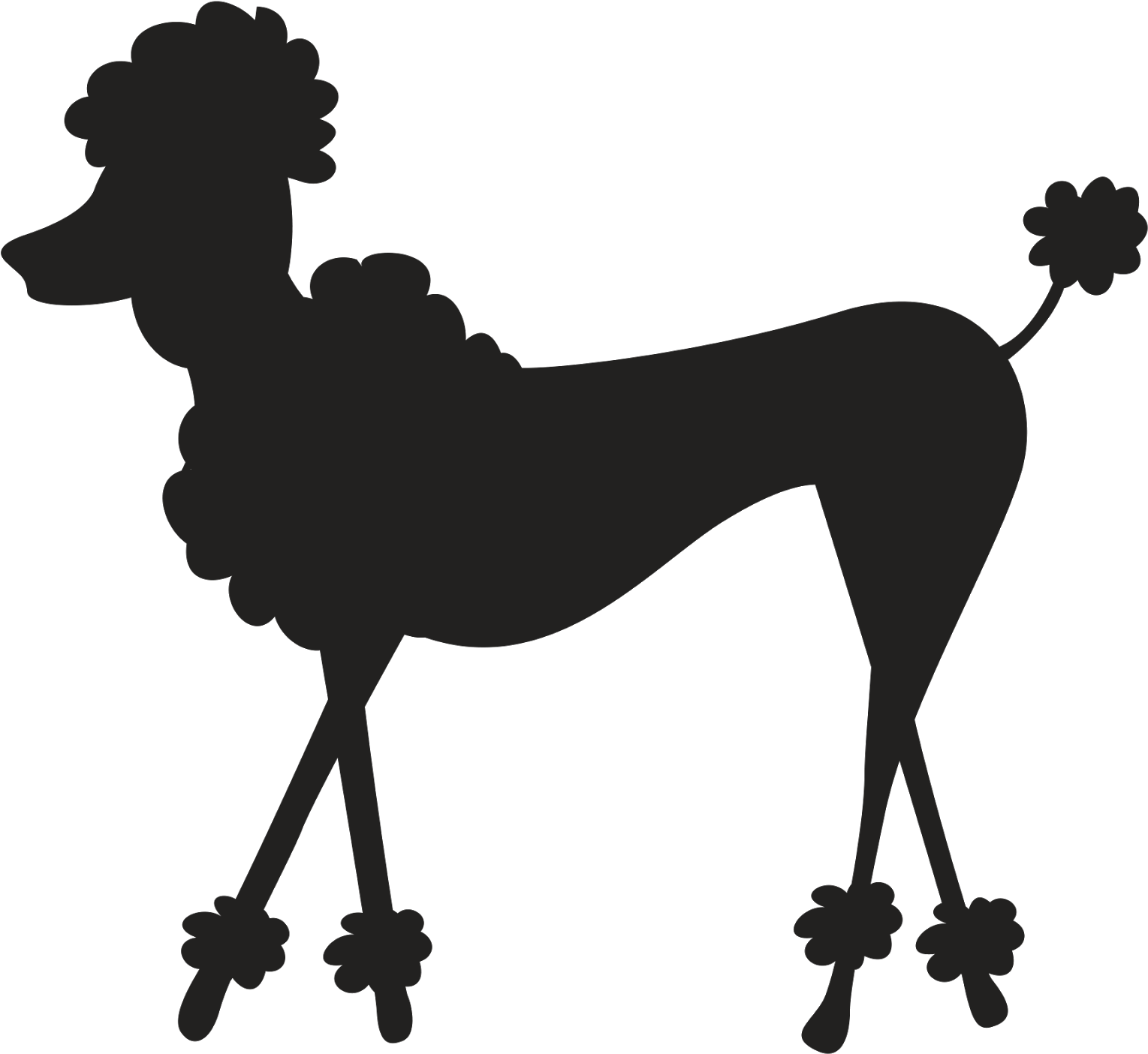 Sexy Paris Clipart - Perros De Paris Animados (1600x1600), Png Download