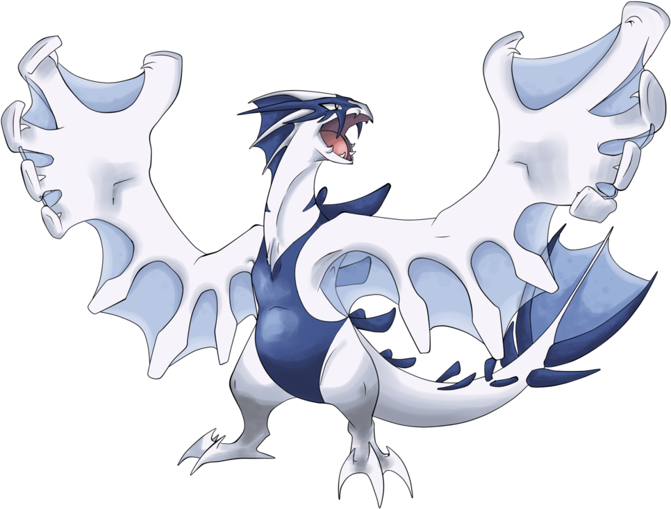 Mega Lugia - Mega Evolução Do Lugia (1024x748), Png Download