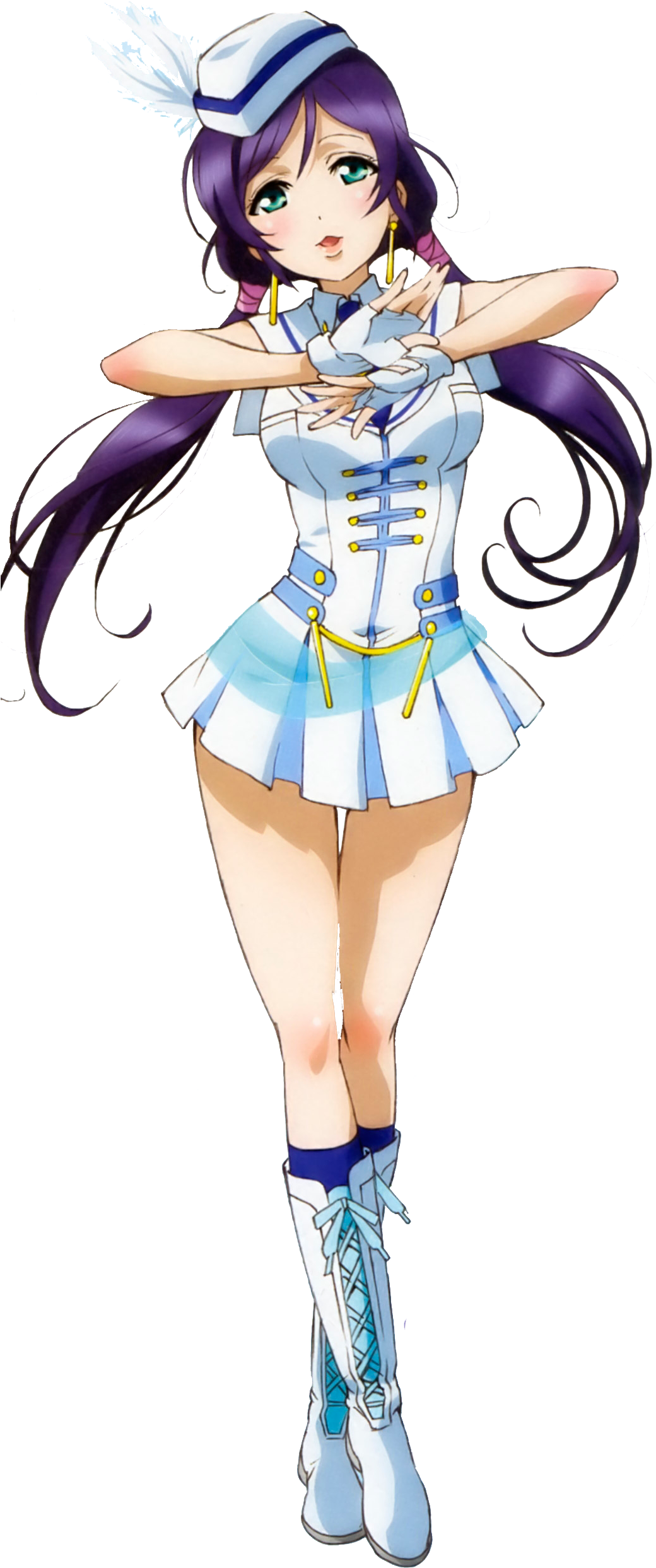 Ll Renders Nozomi Wonderful Rush - Wonderful Rush Nico Cosplay (1039x2496), Png Download