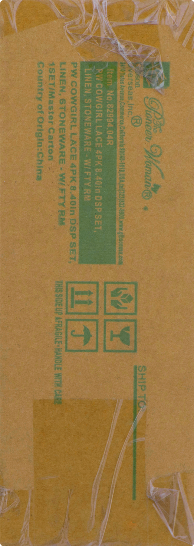 The Pioneer Woman Cowgirl Lace Transparent Glaze 4-pack - Case (1800x1800), Png Download