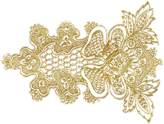 Golden Lace - Cik Telecom (546x414), Png Download