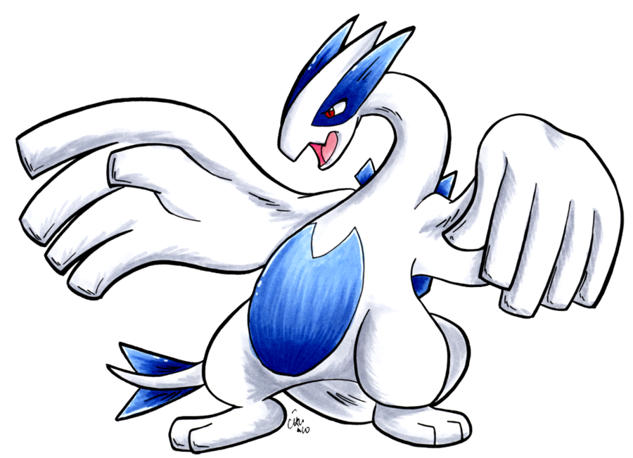 Student Lugia By Raizy - Video Game (900x651), Png Download