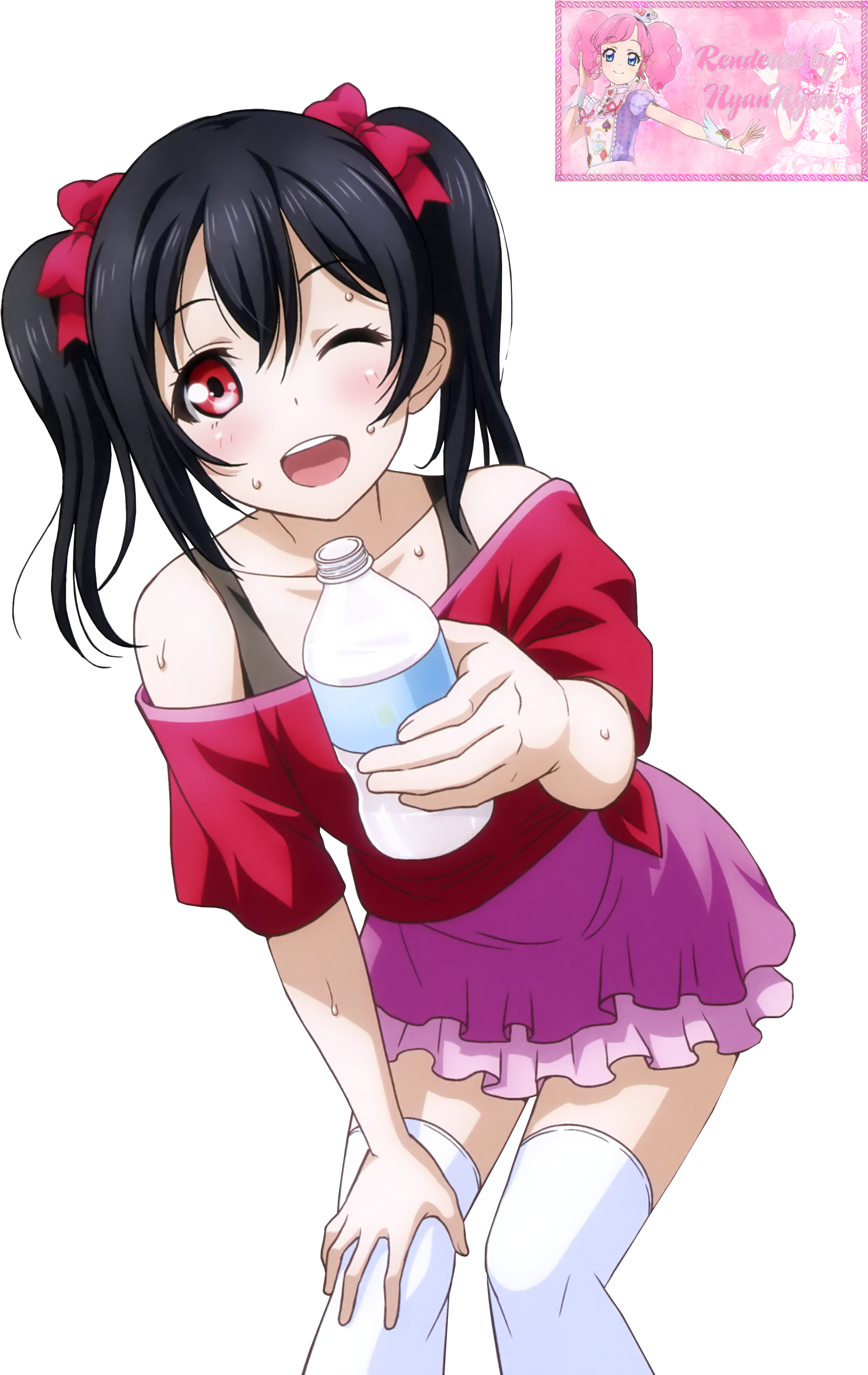 Nico Yazawa Render By Nyannyan30 - Niko Art Love Live (2452x3149), Png Download