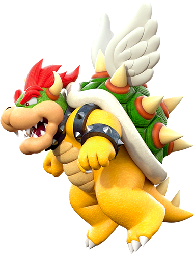 Can Play To Your Heart's Content With A Nearly Limitless - Super Mario Maker 3ds Bowser (381x498), Png Download