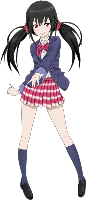 Nico Yazawa Render - Nico Yazawa School Uniform (354x721), Png Download