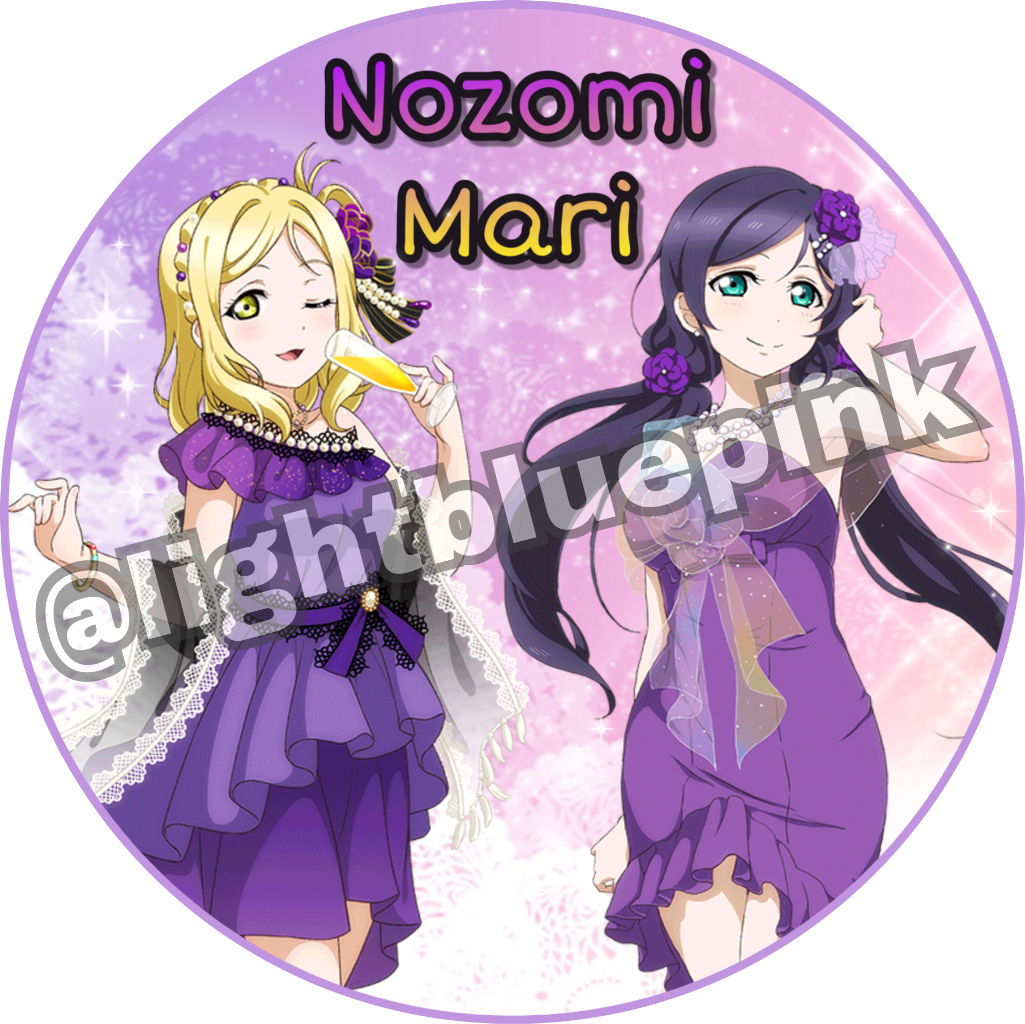 Nozomi Tojo Nozomitojo Mari Ohara Mariohara Wedding - Render Love Live Toujou Nozomi (1025x1024), Png Download