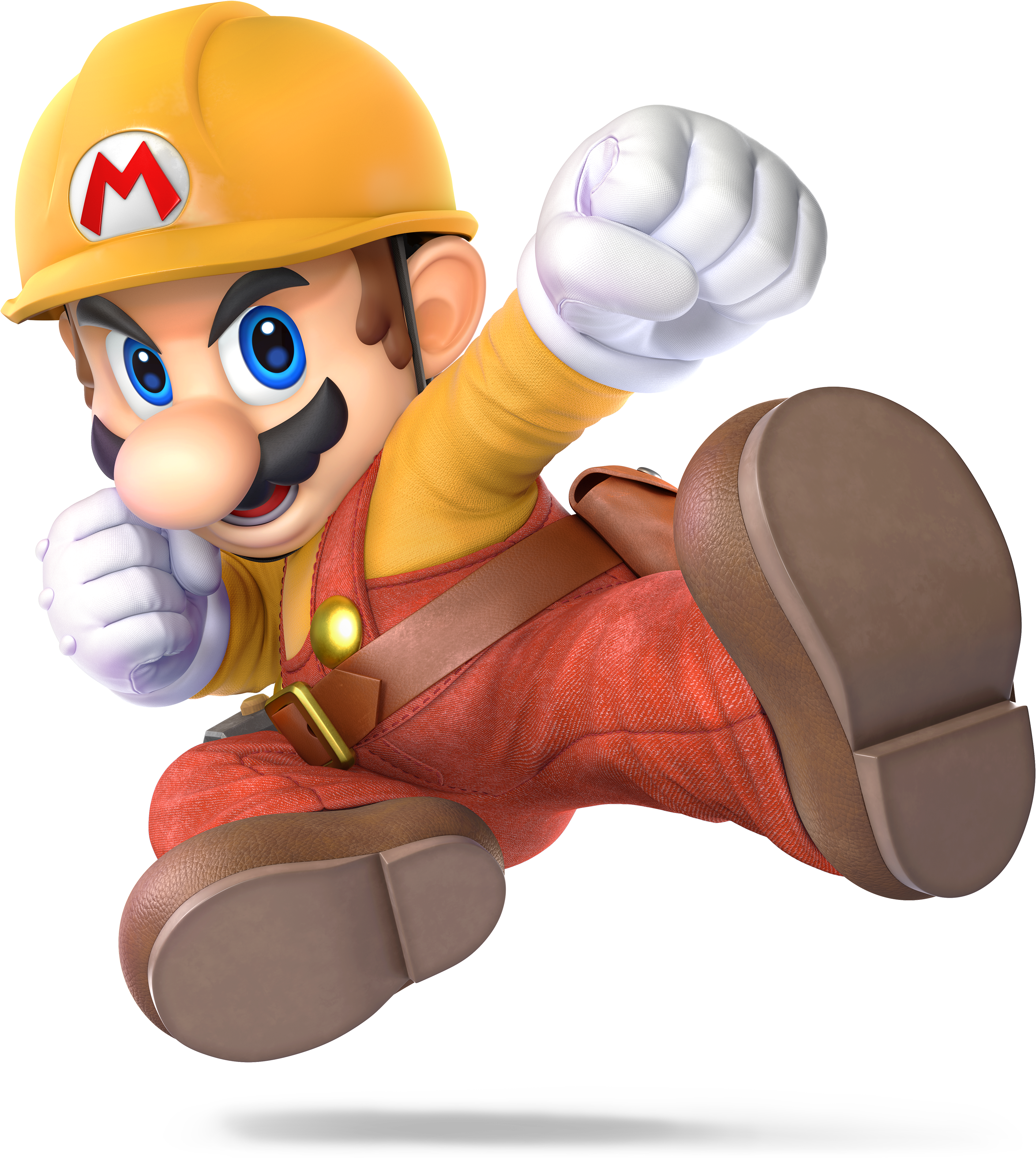 Mario As He Appears In Super Smash Bros - Super Smash Bros Ultimate Characters (3200x3200), Png Download