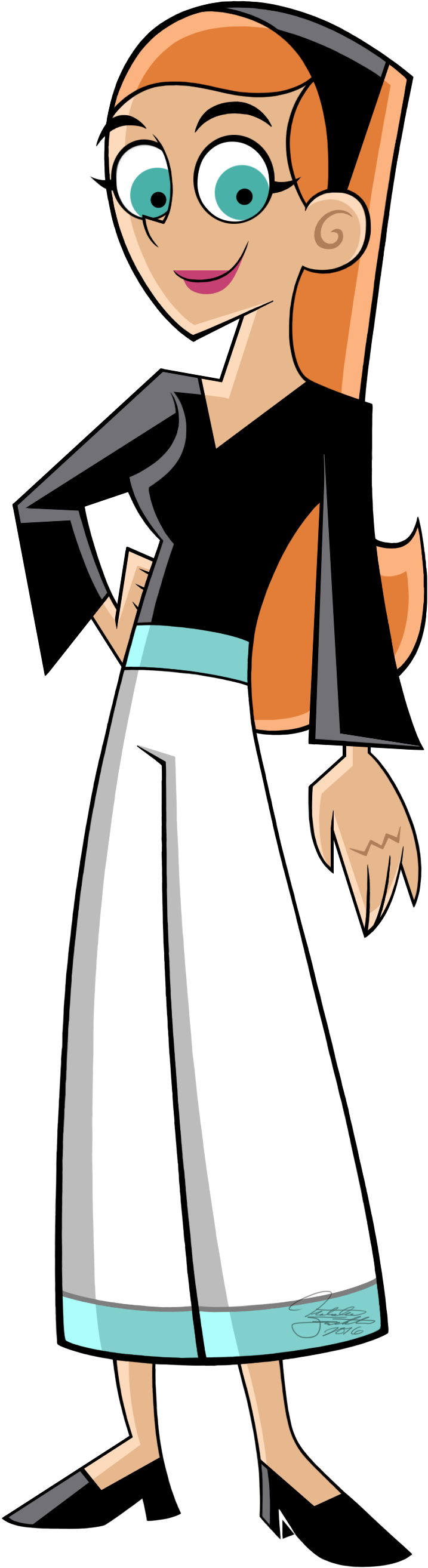 Sc Jazz Fenton Profile - Danny Phantom Jazz Fenton (1367x2842), Png Download