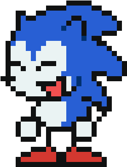 Super Mario Maker For Scratch - Sonic Tamagotchi (500x400), Png Download