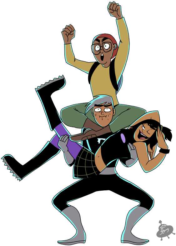 #goghostagain - Danny Phantom Art Going Ghost (600x850), Png Download