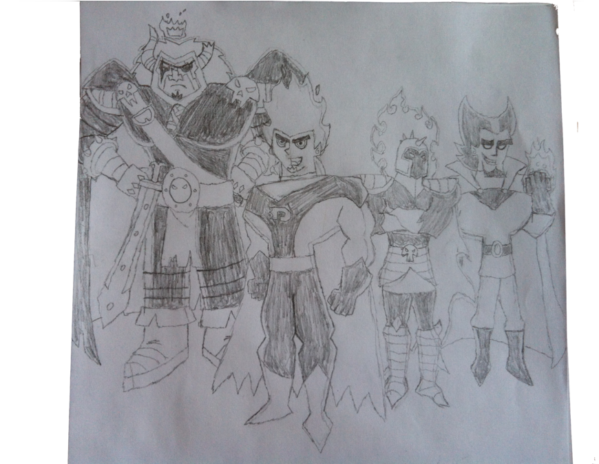 Danny Phantom Villains - Comics (900x672), Png Download