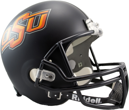 Oklahoma State Cowboys Ncaa Replica Full Size Helmet - Missouri Tigers Full Size Replica Football Helmet (475x407), Png Download