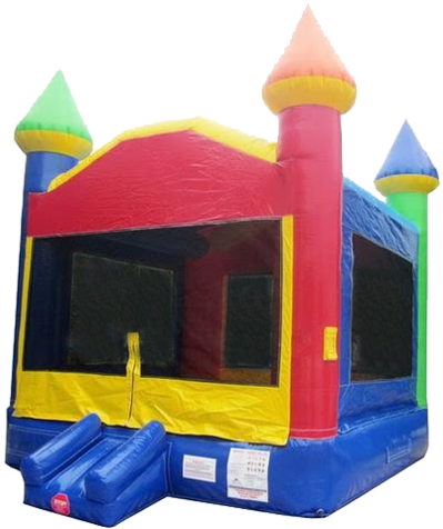 Full Size Castle Bounce House - Inflatable Castle (454x480), Png Download